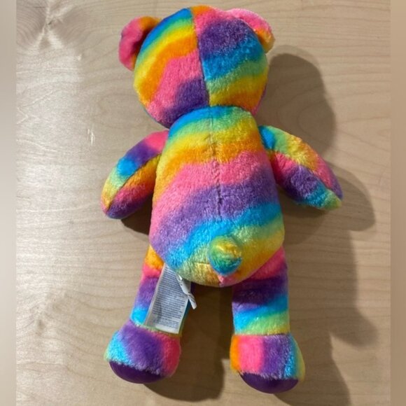 Build A Bear 17” Rainbow Plush Bear (LQ) - Picture 6 of 11